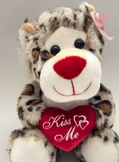 Fluffy | Leopard Plush Stuffed Animal (10 in)