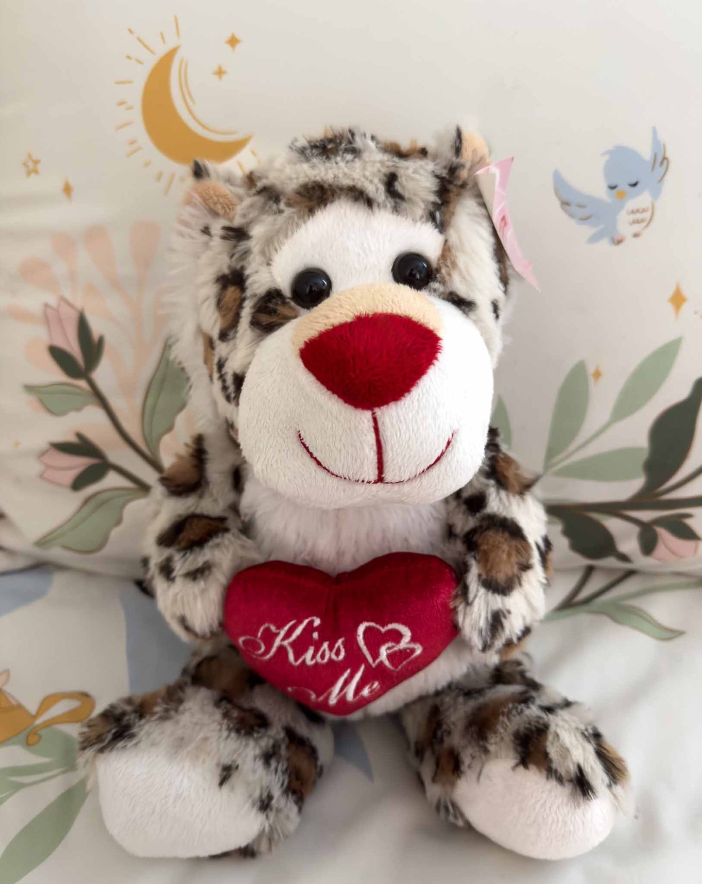 Fluffy | Leopard Plush Stuffed Animal (10 in)