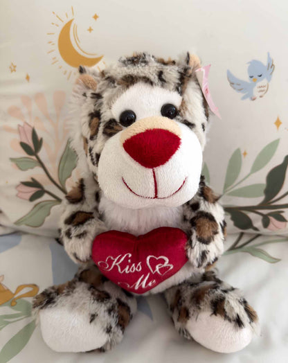 Fluffy | Leopard Plush Stuffed Animal (10 in)