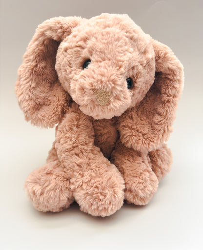 Button | Pink/Mauve Bunny Stuffed Animal Plush ( 11 in)