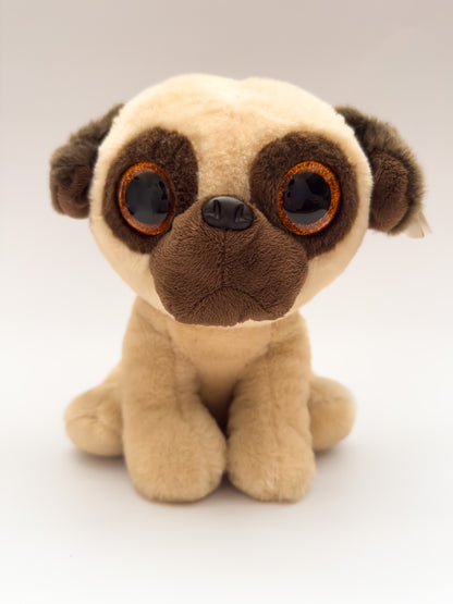 Rufus | Brown Fawn Pug TY Stuffed Animal Plush ( 9 in)