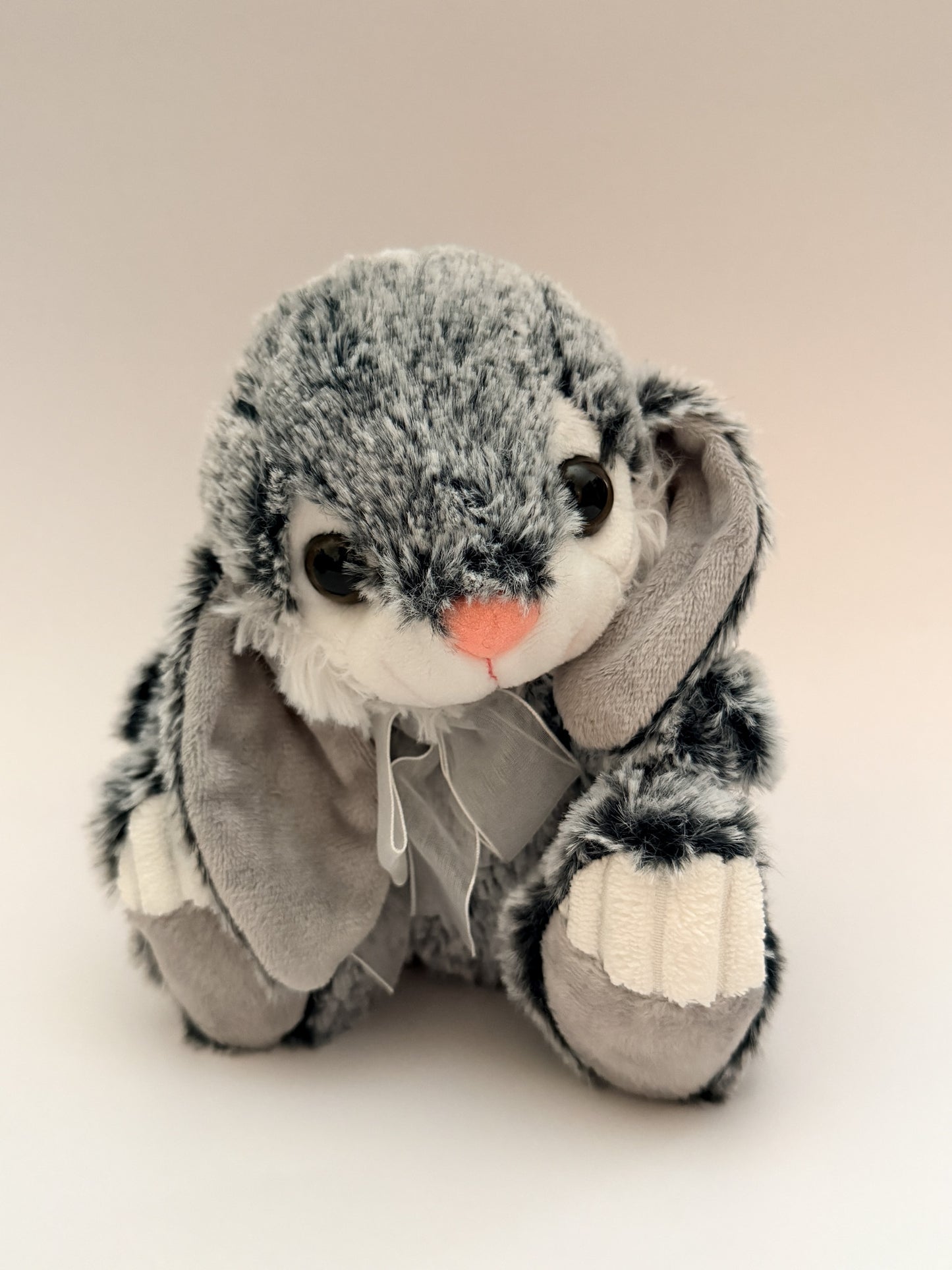 Tumbles | Gray and White Rabbit Animal Plush ( 7 in)