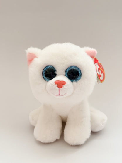 Pearl | White Cat TY Animal Plush ( 6 in)
