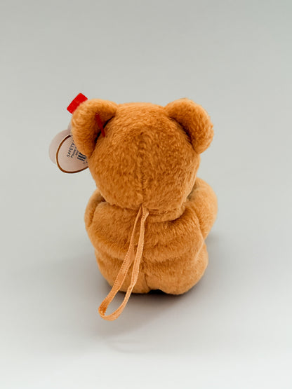 Birthday | Brown Bear Holding a Present TY Animal Plush ( 4.5 in)