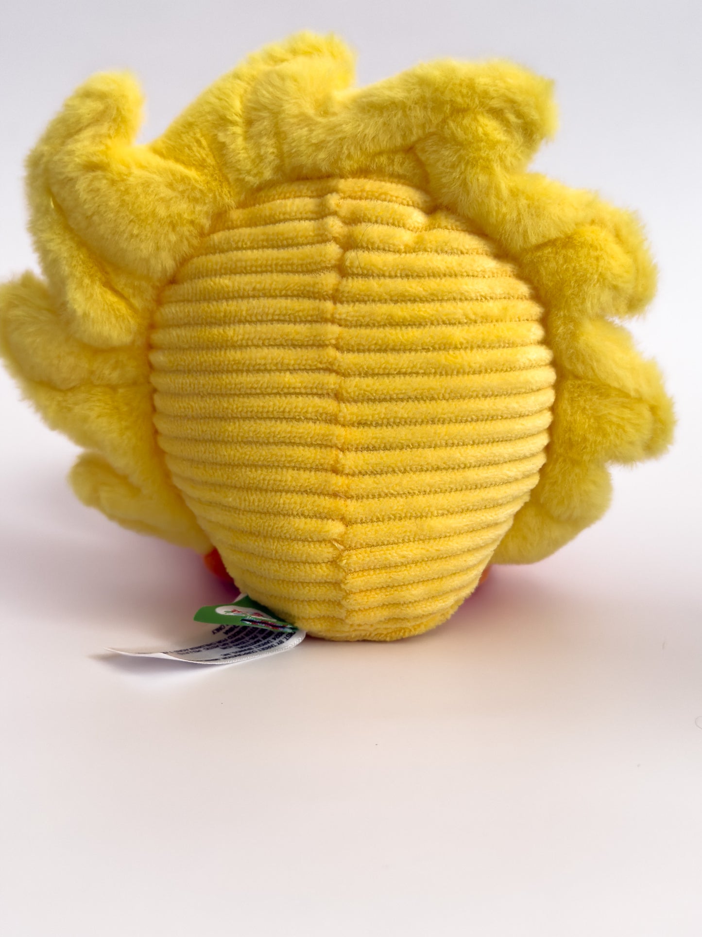 Ray | Yellow Sun with Orange Legs with Corduroy texture on Back Gigglescape Plush ( 6.5 in)