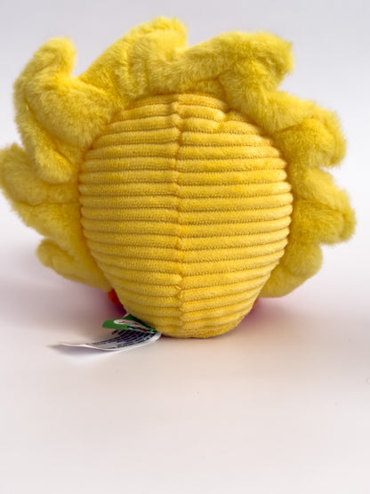 Ray | Yellow Sun with Orange Legs with Corduroy texture on Back Gigglescape Plush ( 6.5 in)