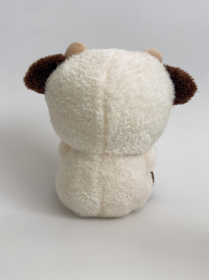 Mabel | White Cow with Brown Spots Plush ( 8.5 in)