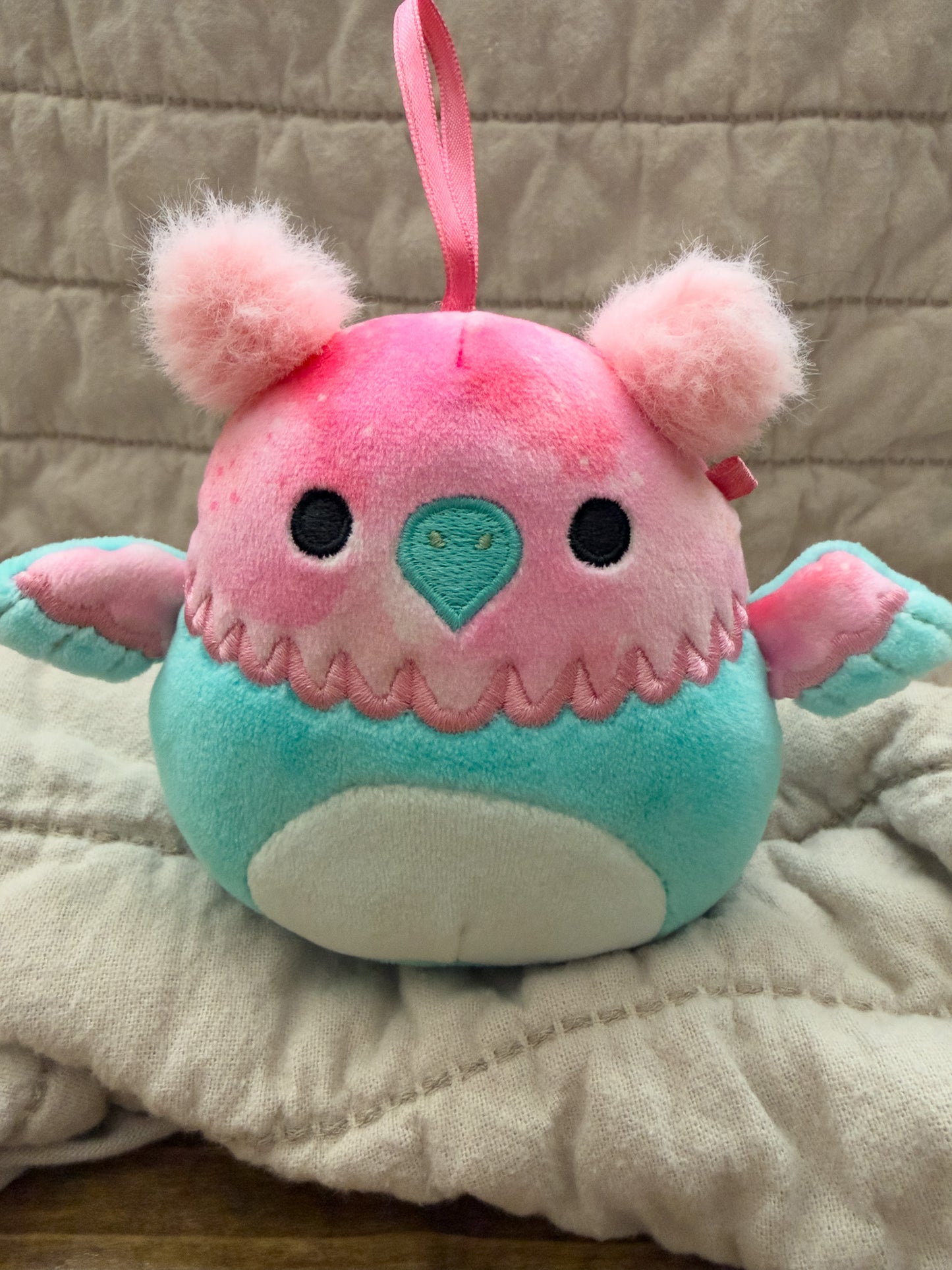 Gala | Pink and Blue Griffin Plush Stuffed Animal (4 in)