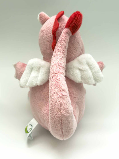 Fizzle | Pink Dragon Plush Stuffed Animal (13 in)