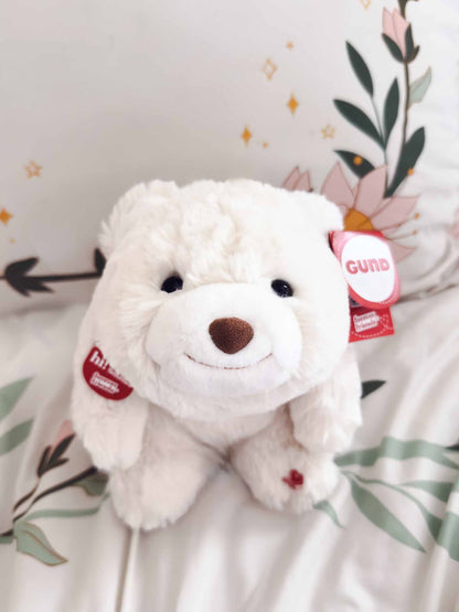 Snuffles | White Bear Plush Stuffed Animal (11 in)