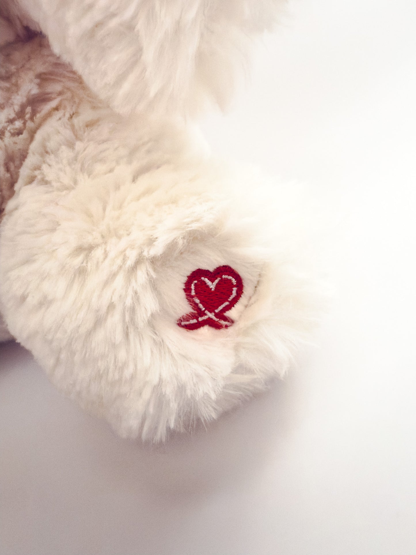 Snuffles | White Bear Plush Stuffed Animal (11 in)