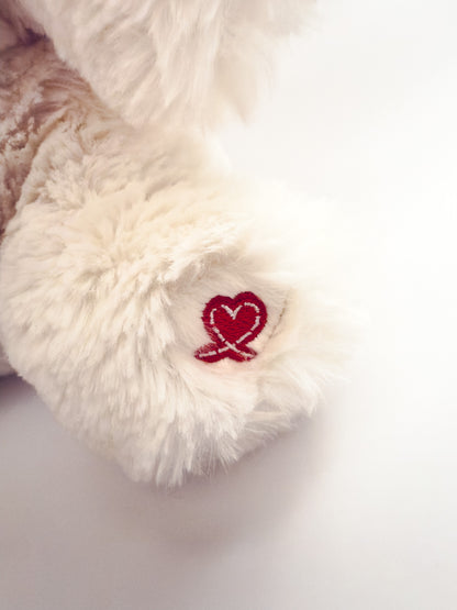 Snuffles | White Bear Plush Stuffed Animal (11 in)