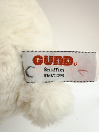 Snuffles | White Bear Plush Stuffed Animal (11 in)