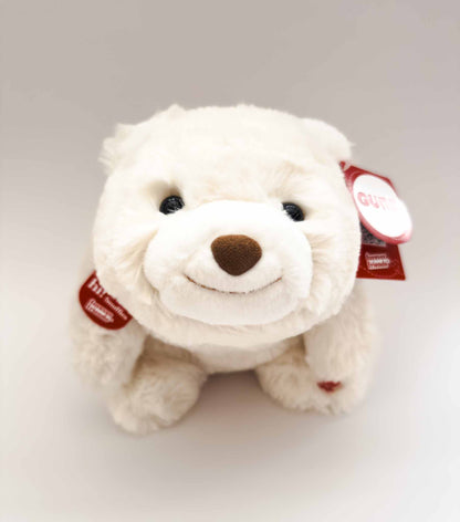 Snuffles | White Bear Plush Stuffed Animal (11 in)