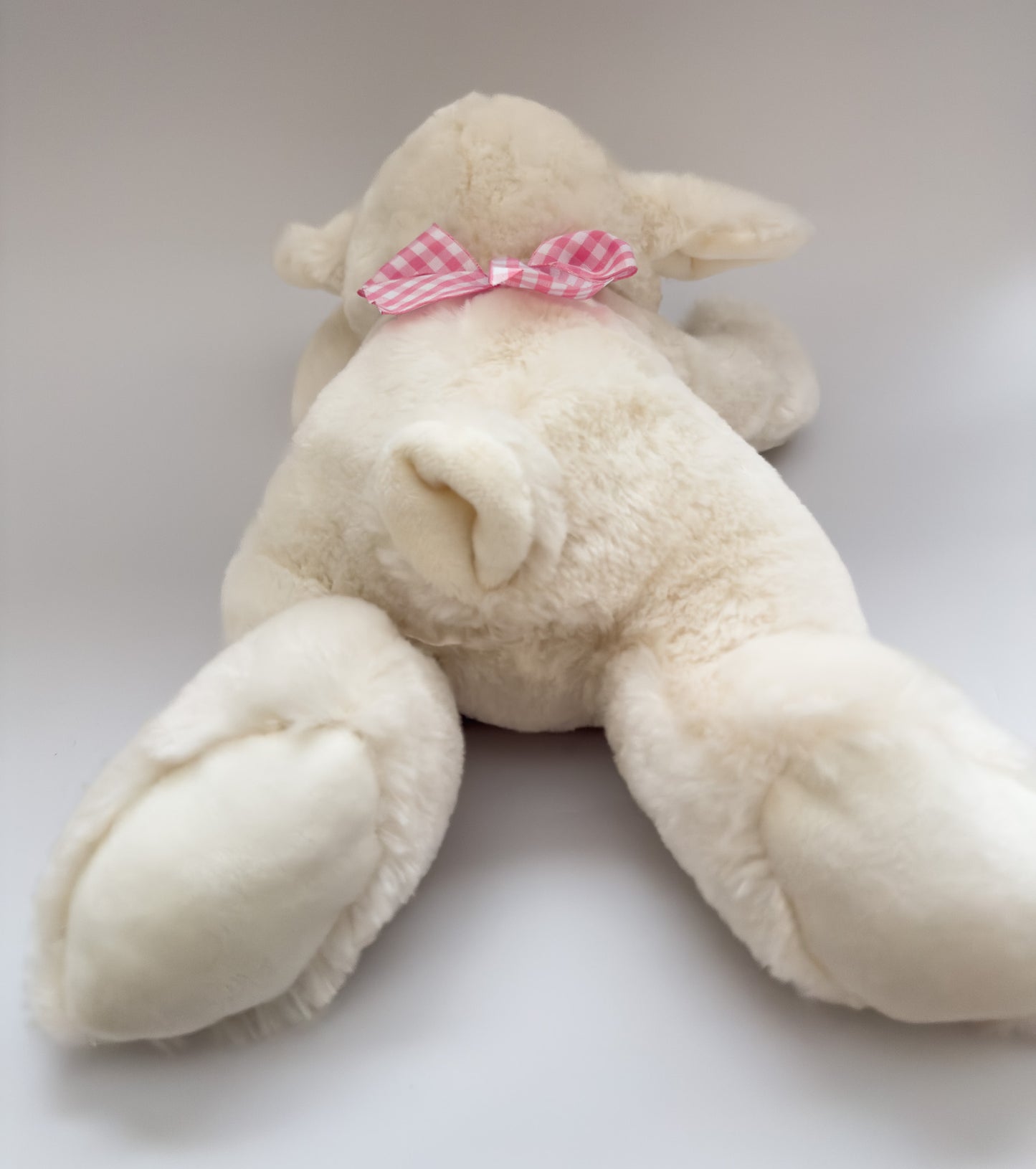 Millie Mae| White Lamb Plush Stuffed Animal  (6.5 in)