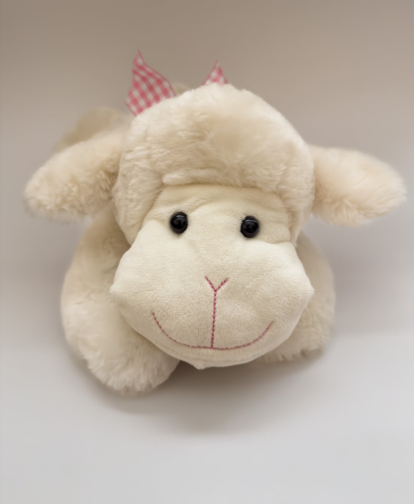 Millie Mae| White Lamb Plush Stuffed Animal  (6.5 in)
