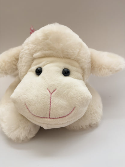 Millie Mae| White Lamb Plush Stuffed Animal  (6.5 in)
