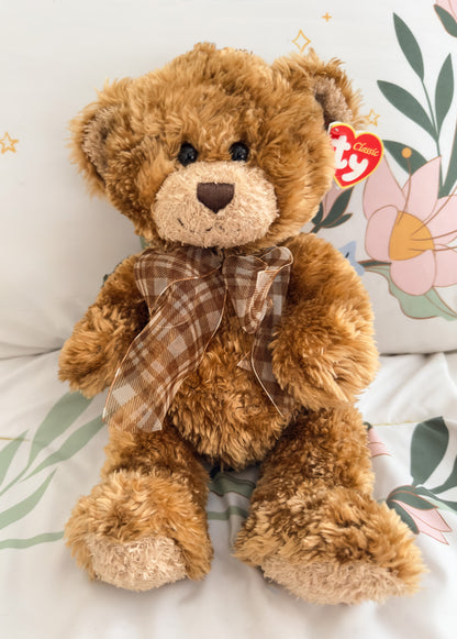 Pinwheel | Brown TY Teddy Bear Plush Stuffed Animal  (10 in)