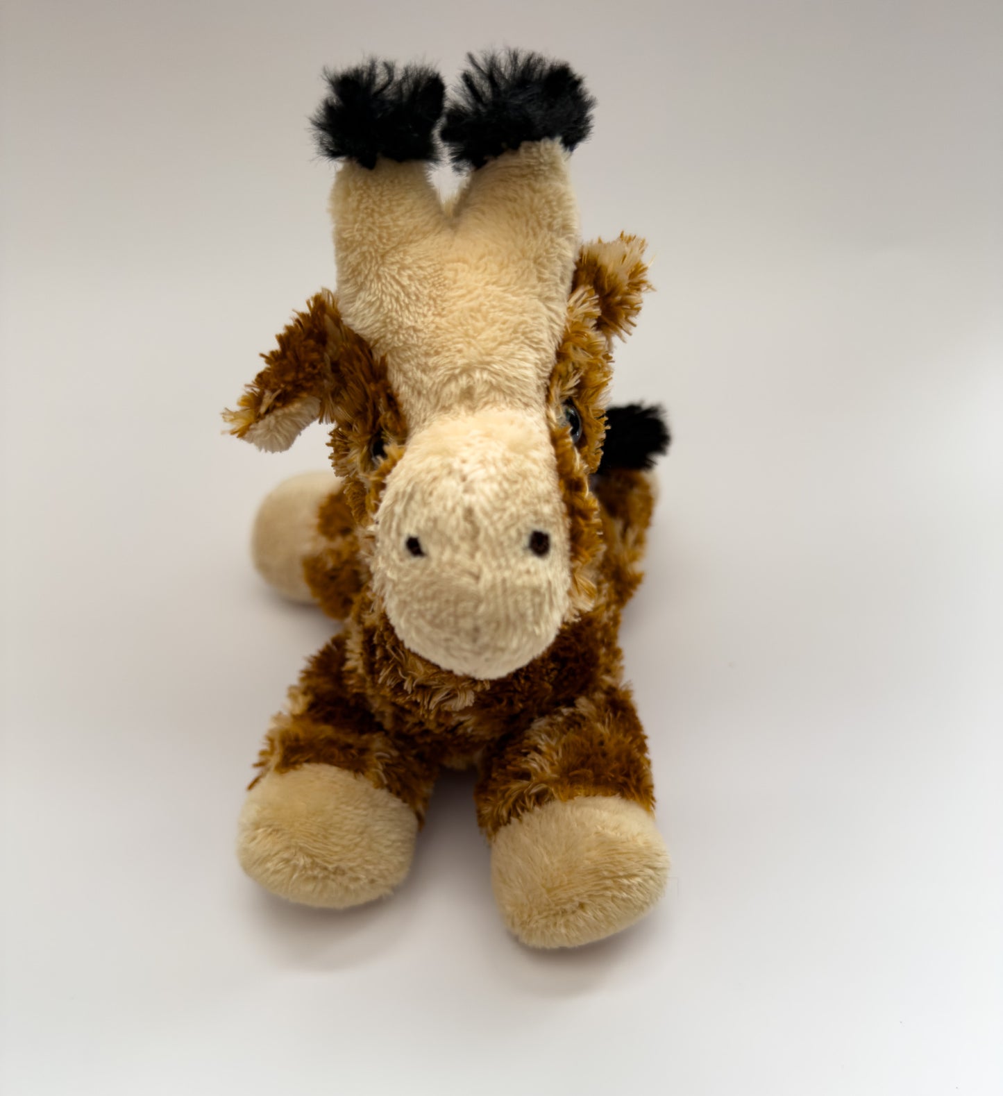 Sunny | Brown and Tan Giraffe Aurora Plush Stuffed Animal  (7 in)