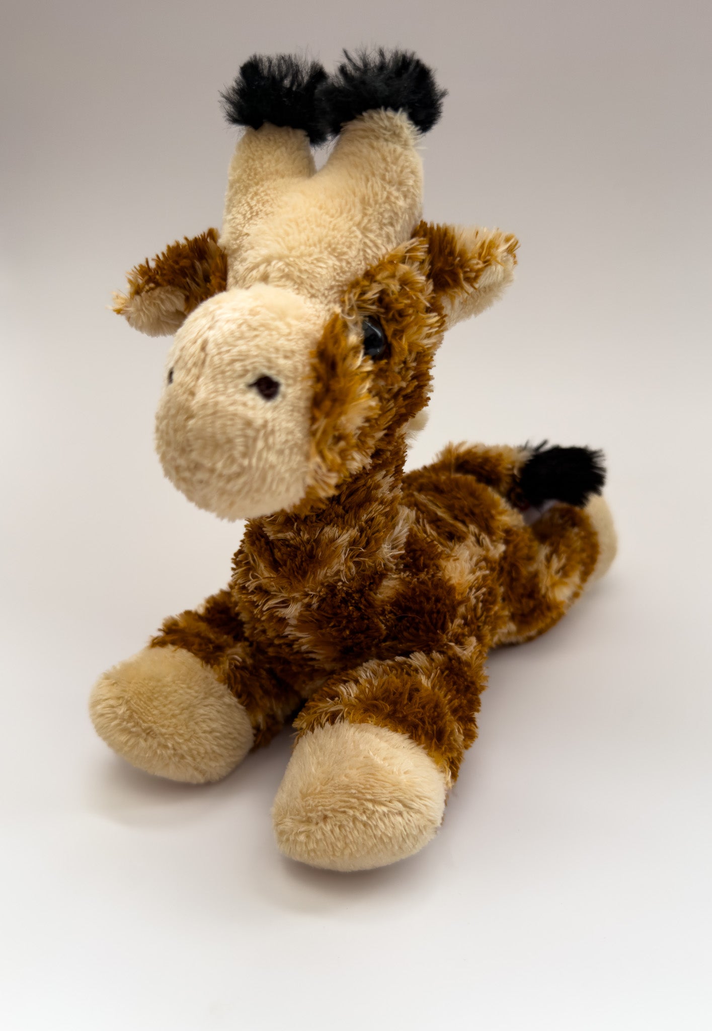 Sunny | Brown and Tan Giraffe Aurora Plush Stuffed Animal  (7 in)