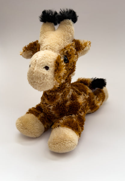 Sunny | Brown and Tan Giraffe Aurora Plush Stuffed Animal  (7 in)