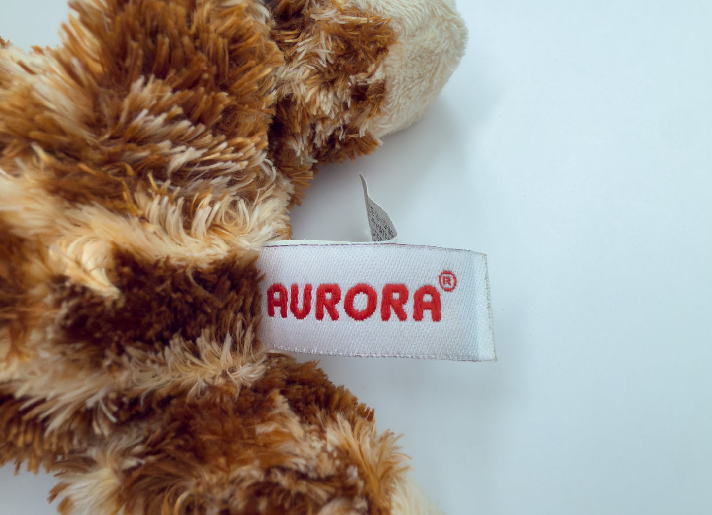 Sunny | Brown and Tan Giraffe Aurora Plush Stuffed Animal  (7 in)