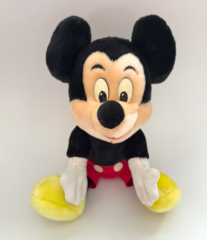 Mickey Mouse | Red Shorts with Yellow Feet Vintage Disney Plush Stuffed Animal  (12 in)