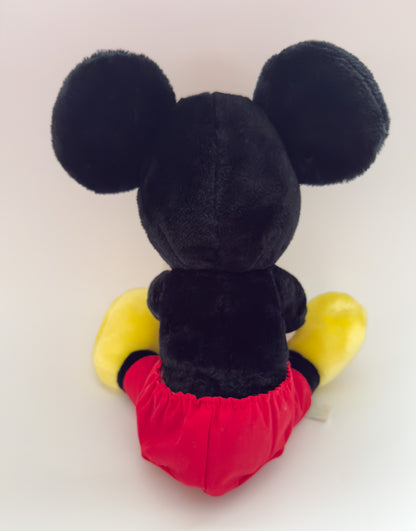 Mickey Mouse | Red Shorts with Yellow Feet Vintage Disney Plush Stuffed Animal  (12 in)