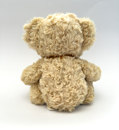 Clementine | Light Brown Teddy Bear Plush Stuffed Animal (9 in)