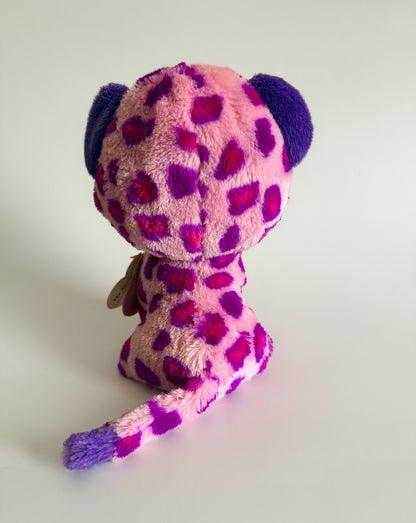 Glamour | Cat Purple and Pink TY Beanie Baby Plush ( 6.5 in)