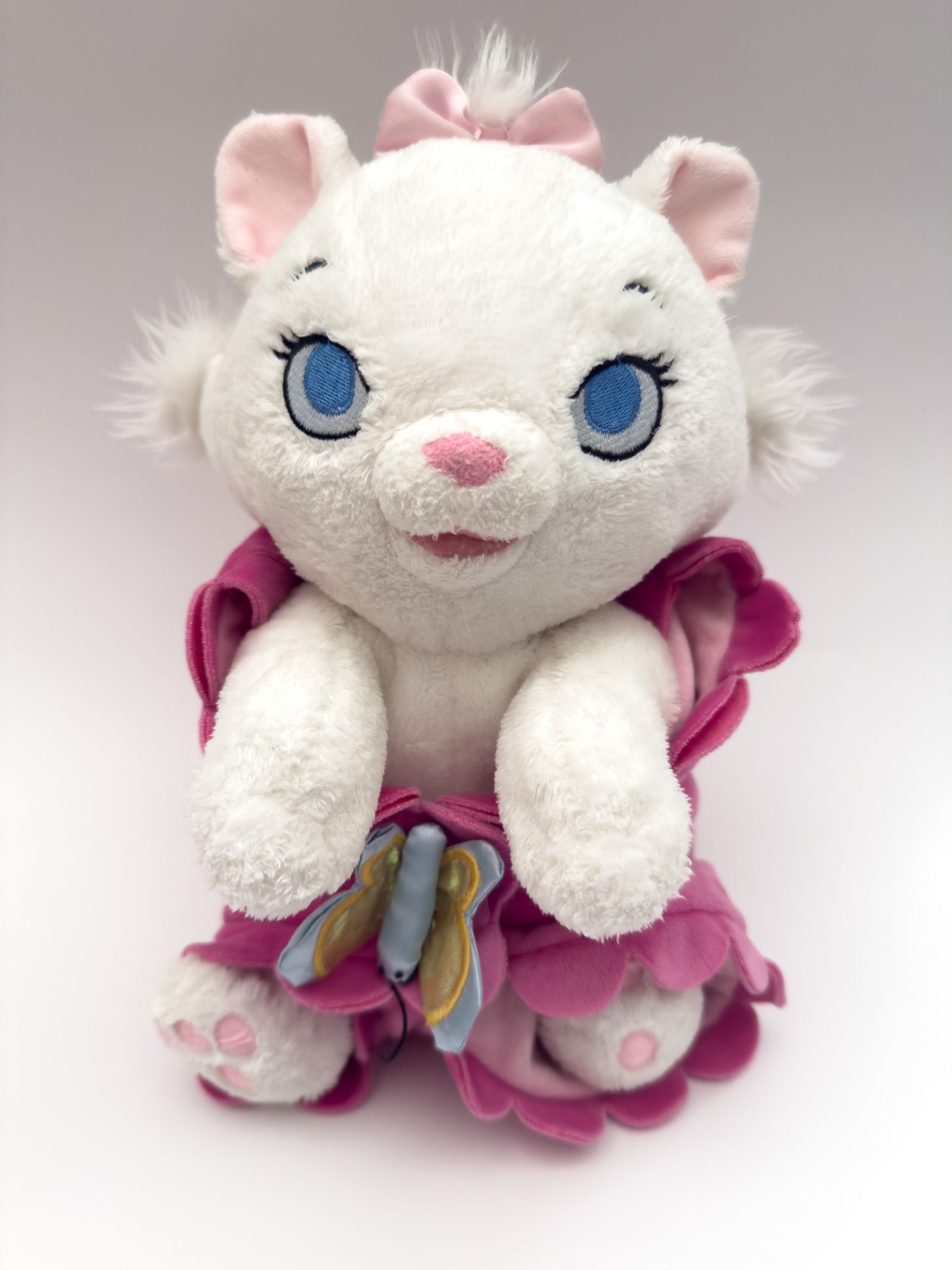 Marie | White and Pink Baby Cat Aristocats Swaddle Disney Plush ( 10 in)