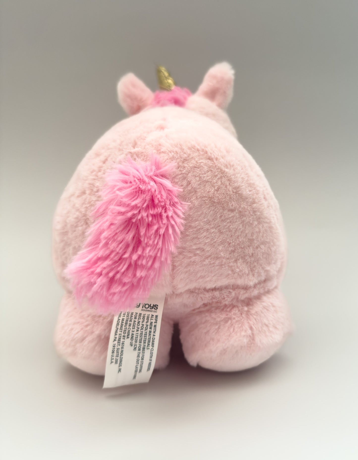 Petunia  | Pink Unicorn Stuffed Animal Plush ( 9 in)