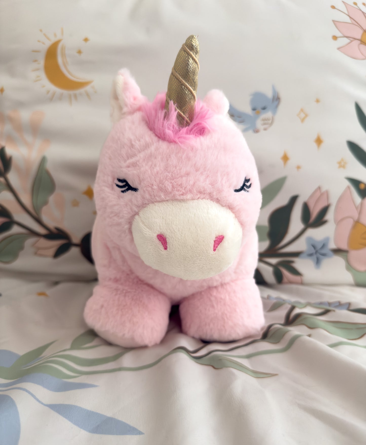 Petunia  | Pink Unicorn Stuffed Animal Plush ( 9 in)