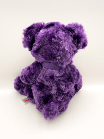 Lilac Lou | Purple Bear Plush Stuffed Animal (6 in)