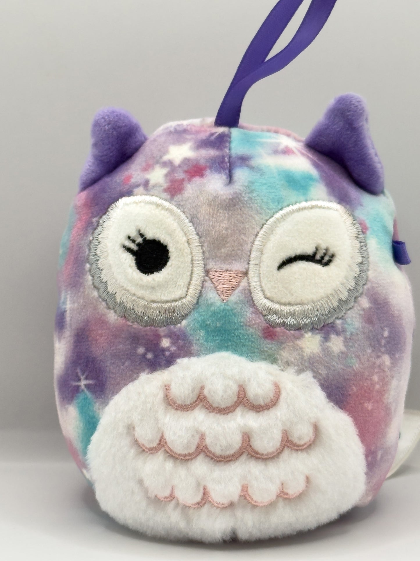 Solina  | Purple Owl Plush Stuffed Animal (4 in)