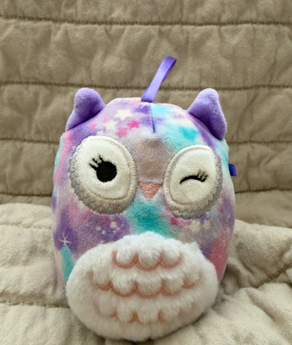 Solina  | Purple Owl Plush Stuffed Animal (4 in)